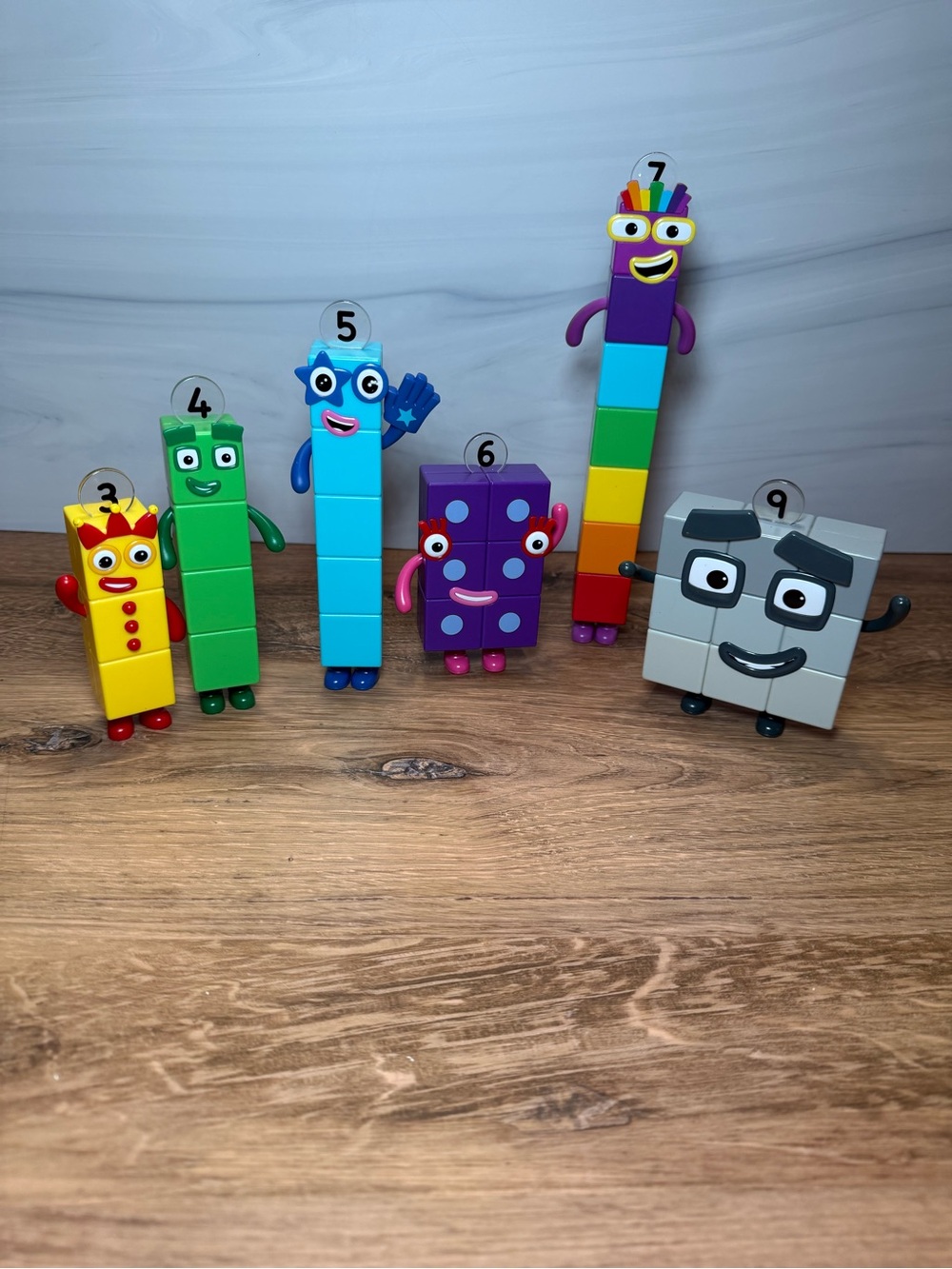 hand2mind Numberblocks MathLink Cubes Figures 3 4 5 6 7 9 Lot